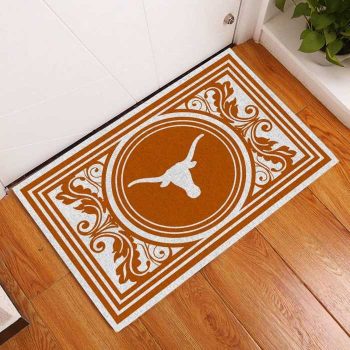 Texas Longhorns Floral Funny Luxury Front Entrance Doormat Indoor DM1587