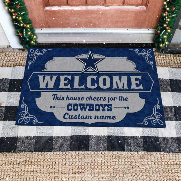 This-House-Cheers-For-Dallas-Cowboys-Custom-Name-Personalized-Entrance-Doormat-Welcome-Mat-DM1863 This House Cheers For Dallas Cowboys Custom Name Personalized Entrance Doormat Welcome Mat DM1863