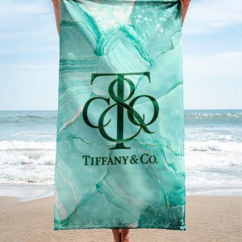 Tiffany And Co Beach Towel Luxury Brand Hot Trending Summer 2023 BT00341