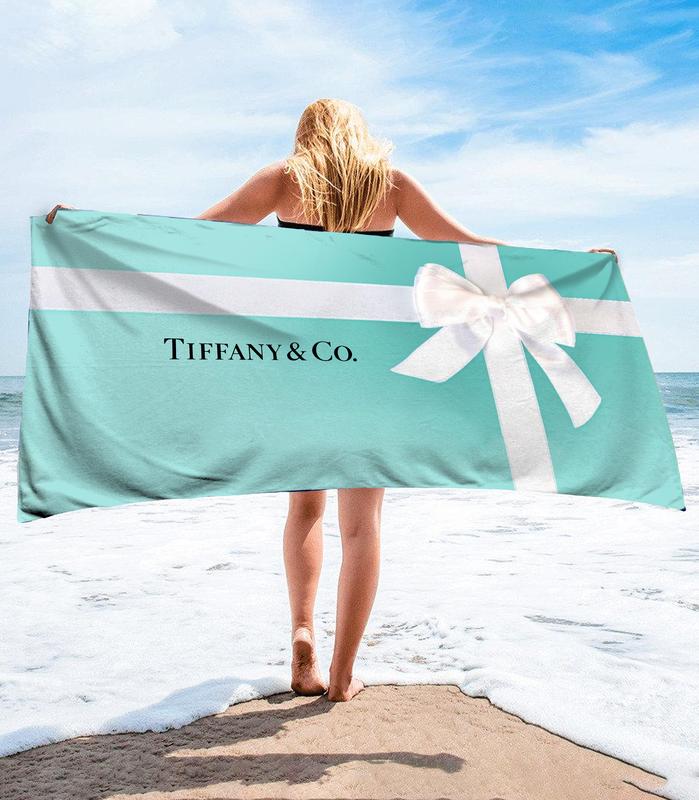 Tiffany-And-Co-Beach-Towel-Luxury-Brand-Hot-Trending-Summer-2023-BT00343 Tiffany And Co Beach Towel Luxury Brand Hot Trending Summer 2023 BT00343