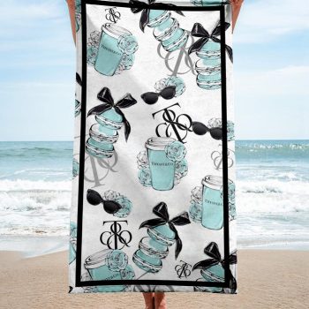Tiffany & Co. Beach Towel Luxury Brand Hot Trending Summer 2023 BT00344