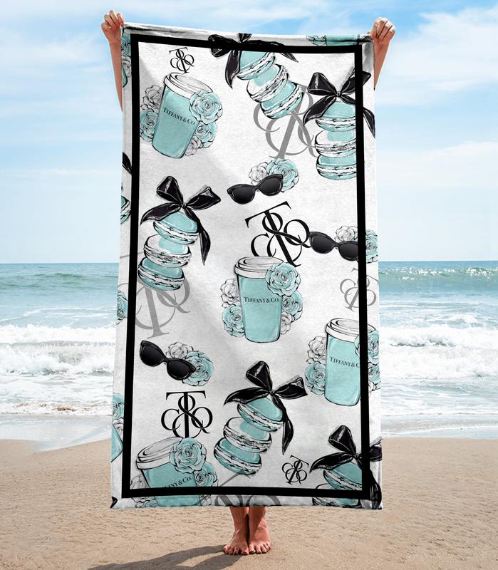 Tiffany-Co.-Beach-Towel-Luxury-Brand-Hot-Trending-Summer-2023-BT00344 Tiffany & Co. Beach Towel Luxury Brand Hot Trending Summer 2023 BT00344