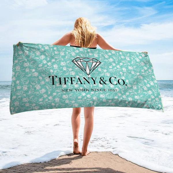 Tiffany-Co.-Beach-Towel-Luxury-Brand-Hot-Trending-Summer-2023-BT00345 Tiffany & Co. Beach Towel Luxury Brand Hot Trending Summer 2023 BT00345