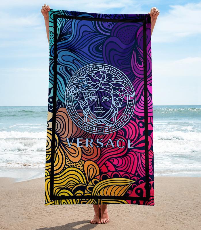 Versace-Beach-Towel-Luxury-Brand-Hot-Trending-Summer-2023-BT00317 Versace Beach Towel Luxury Brand Hot Trending Summer 2023 BT00317