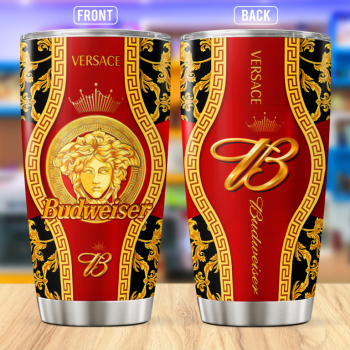 Versace Budweiser Stainless Steel Tumbler 20oz