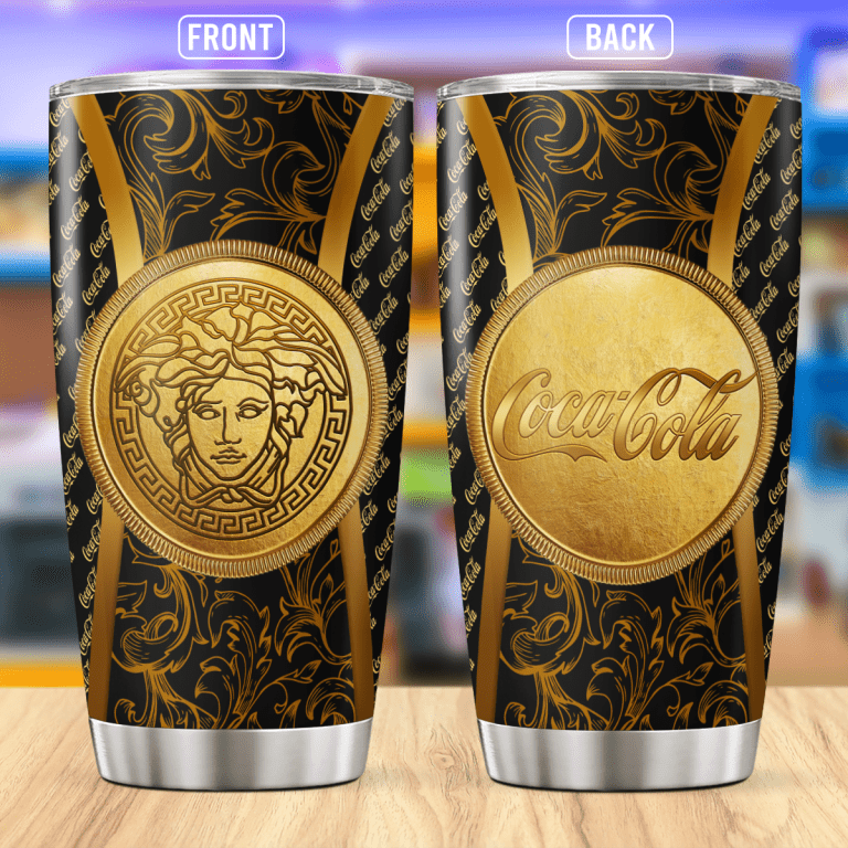 Versace-Coca-Cola-Stainless-Steel-Tumbler-20oz Versace Coca Cola Stainless Steel Tumbler 20oz