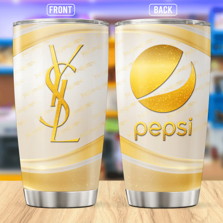 Yves-Saint-Laurent-Pepsi-Stainless-Steel-Tumbler-20oz Yves Saint Laurent Pepsi Stainless Steel Tumbler 20oz