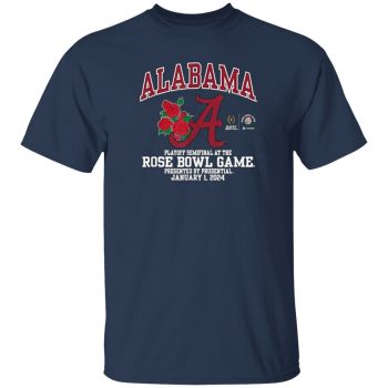 Alabama Rose Bowl 2024 Cfp Semi Football Flower Unisex T-Shirt
