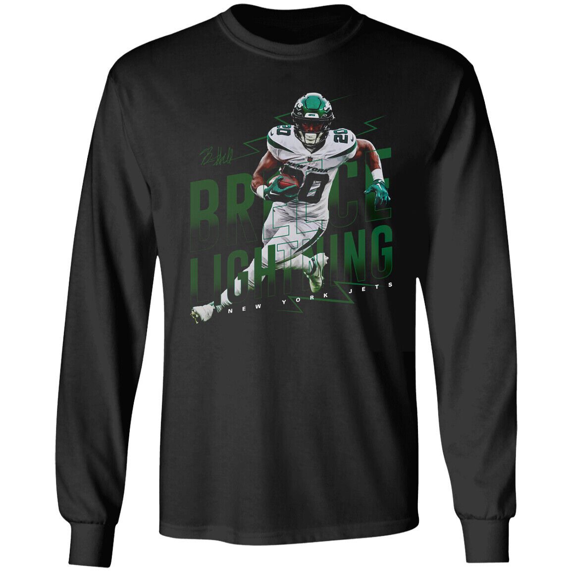 Breece-Hall-New-York-Jets-Breece-Lightning-Unisex-LongSleeve-Shirt-Gift-For-Fan Breece Hall New York Jets Breece Lightning Unisex LongSleeve Shirt Gift For Fan