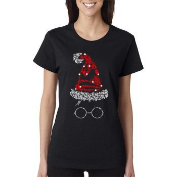 DI’mond Christmas Hat Harry Potter Women Lady T-Shirt