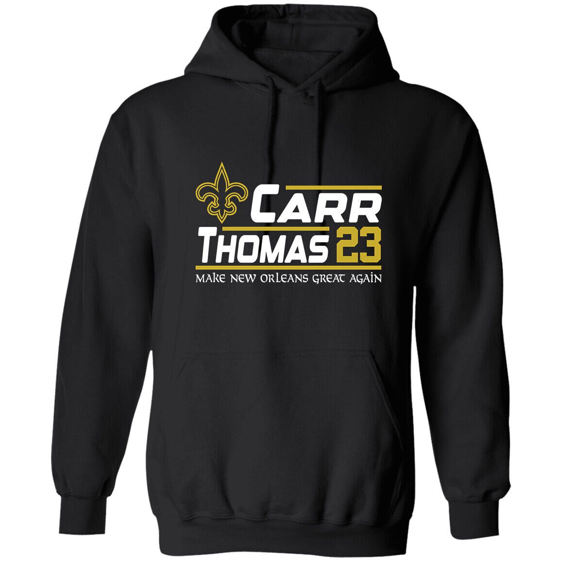 Derek-Carr-Michael-Thomas-2023-Unisex-Pullover-Hoodie-New-Orleans-Saints-Make-Great-Again Derek Carr Michael Thomas 2023 Unisex Pullover Hoodie New Orleans Saints Make Great Again