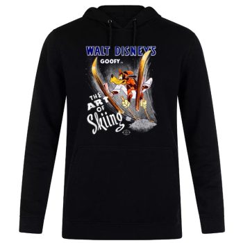 Disney Goofy In’the Art Of Skiing Classic Unisex Pullover Hoodie