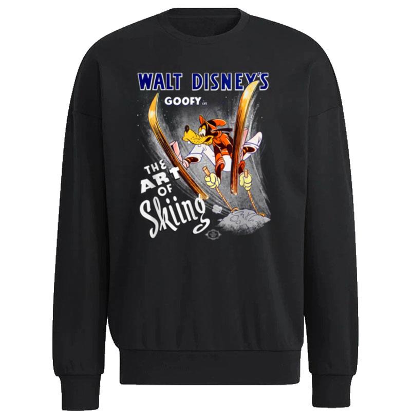 Disney-Goofy-Inthe-Art-Of-Skiing-Classic-Unisex-Sweatshirt Disney Goofy In'the Art Of Skiing Classic Unisex Sweatshirt