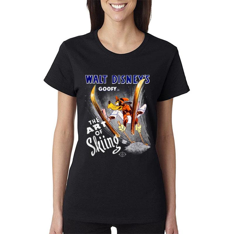 Disney-Goofy-Inthe-Art-Of-Skiing-Classic-Women-Lady-T-Shirt Disney Goofy In'the Art Of Skiing Classic Women Lady T-Shirt