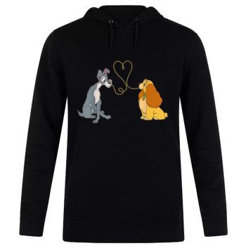 Disney Lady And The Tramp Bella n’tte Unisex Pullover Hoodie