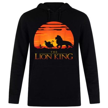 Disney Lion King Classic Sunset Walk Unisex Pullover Hoodie