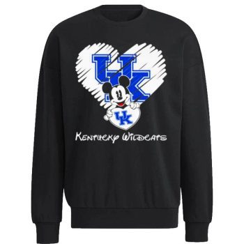 Disney Mickey Mouse Hug Kentucky Wildcats Hear Unisex Sweatshirt