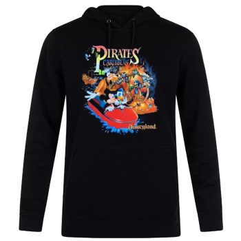 Disneyland Mickey And Friends Pirates Of The Caribbean Vintage Unisex Pullover Hoodie