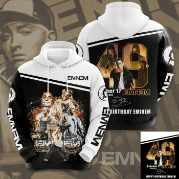 Eminem Happy Birthday 3D Unisex Pullover Hoodie IHT1789