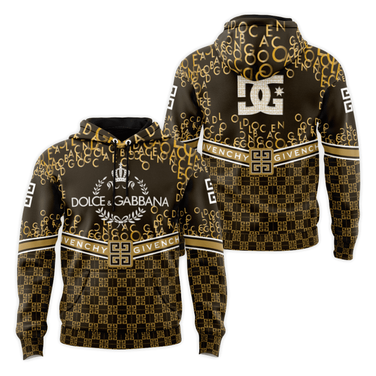 Givenchy-Dolce-Gabbana-Unisex-Pullover-3D-Hoodie-Luxury-Brand-Gifts-2023-24-IHT3286 Givenchy Dolce & Gabbana Unisex Pullover 3D Hoodie Luxury Brand Gifts 2023-24 IHT3286