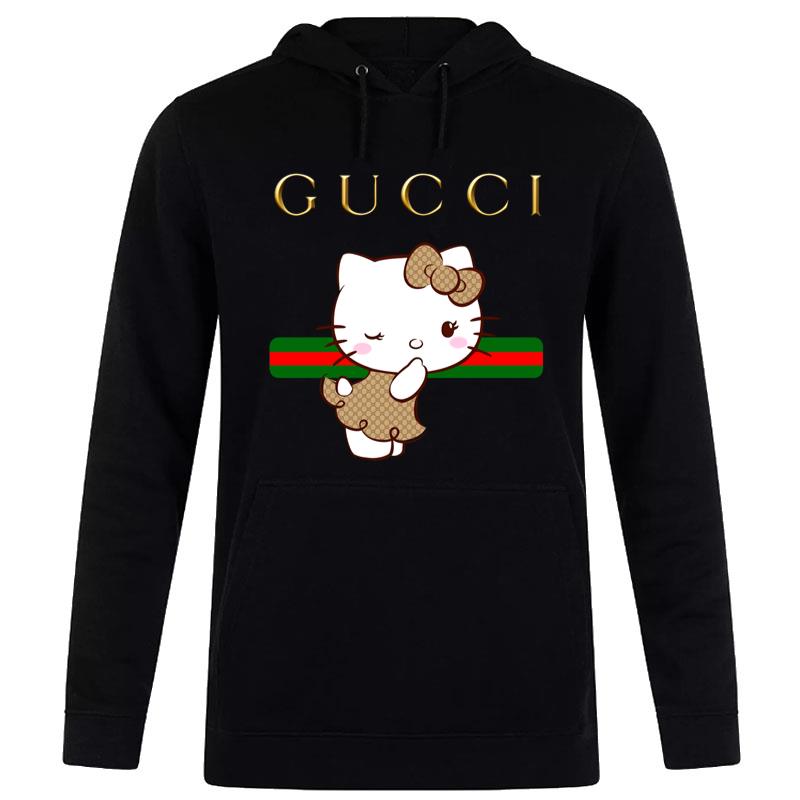 Gucci-Hello-Kitty-Unisex-Pullover-Hoodie Gucci Hello Kitty Unisex Pullover Hoodie