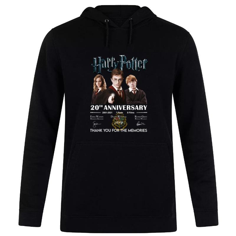 Harry-Potter-20Th-Anniversary-2001-2021-Thank-You-For-The-Memories-Signatures-Unisex-Pullover-Hoodie Harry Potter 20Th Anniversary 2001 2021 Thank You For The Memories Signatures Unisex Pullover Hoodie