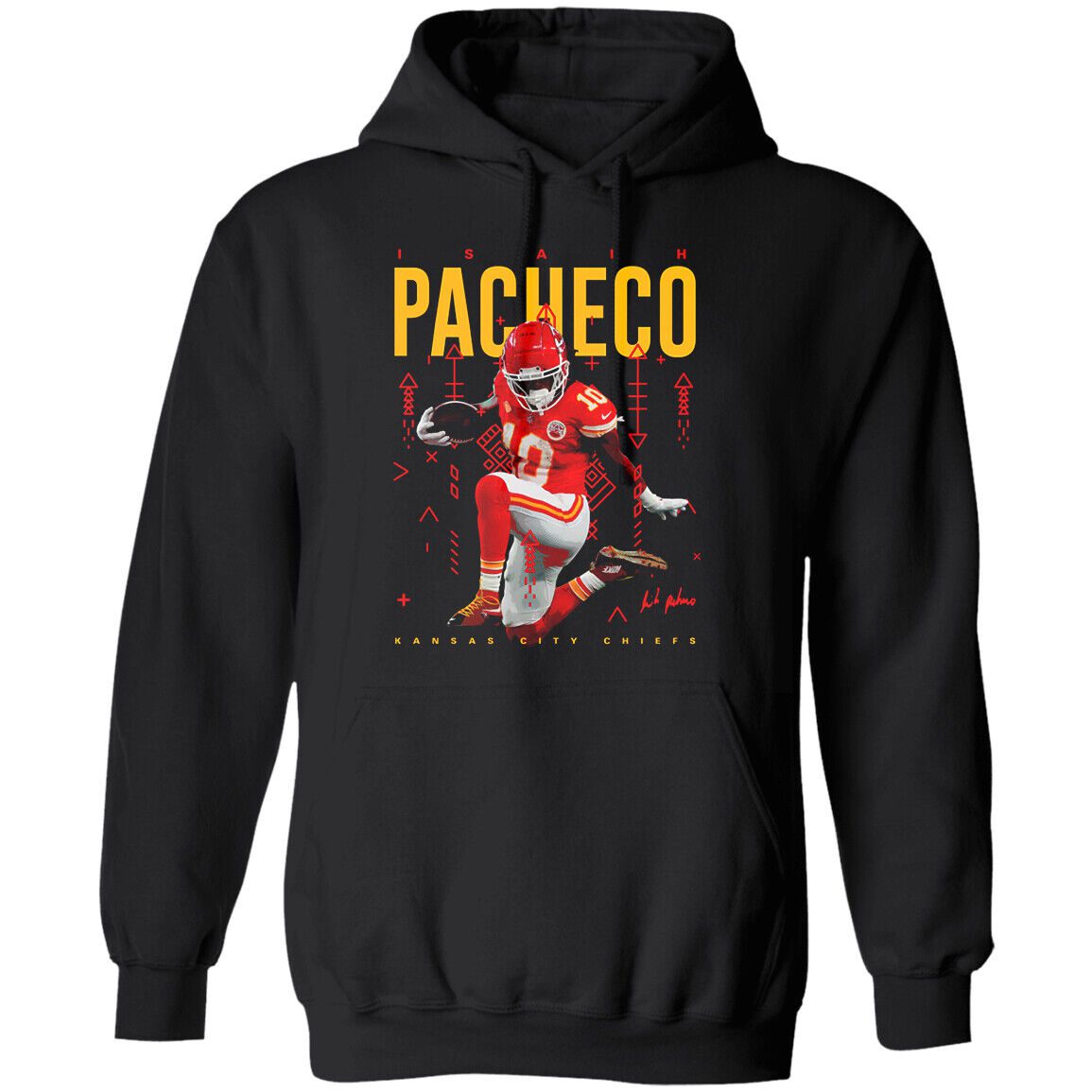 Isiah-Pacheco-Kansas-City-Chiefs-Unisex-Pullover-Hoodie-Gift-For-Fan Isiah Pacheco Kansas City Chiefs Unisex Pullover Hoodie Gift For Fan