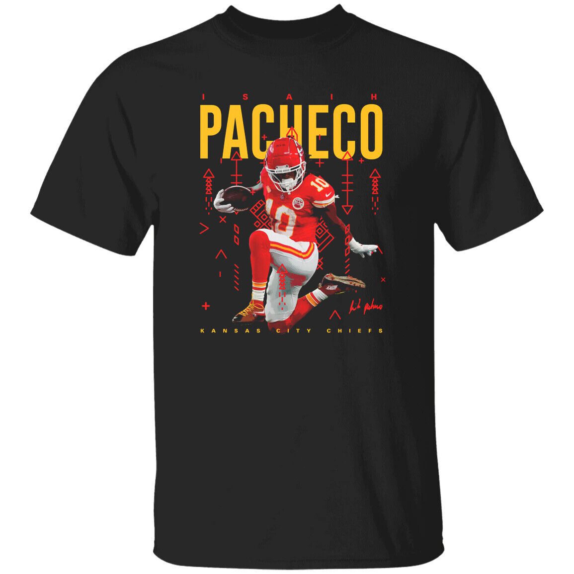 Isiah-Pacheco-Kansas-City-Chiefs-Unisex-T-Shirt-Gift-For-Fan Isiah Pacheco Kansas City Chiefs Unisex T-Shirt Gift For Fan