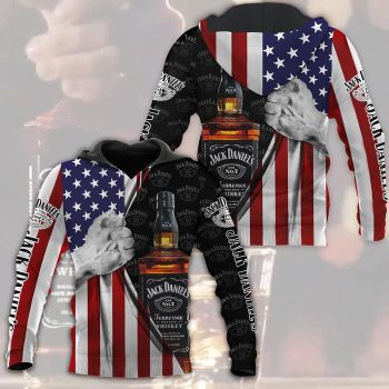 JD Unisex 3D Pullover Hoodie - American Flag Color IHT2137