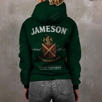 Jameson Established Since 1780 Irish Whiskey Unisex 3D Pullover Hoodie IHT2029