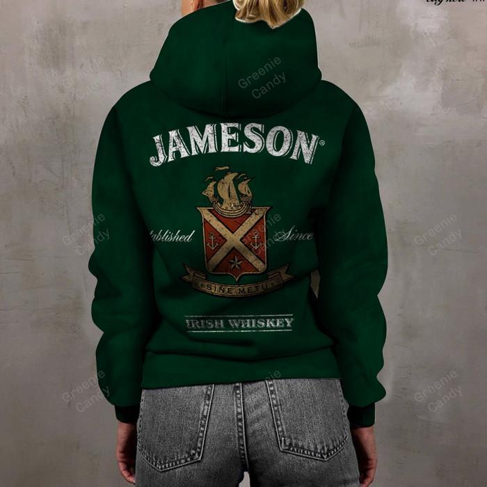 Jameson-Established-Since-1780-Irish-Whiskey-Unisex-3D-Pullover-Hoodie-IHT2029 Jameson Established Since 1780 Irish Whiskey Unisex 3D Pullover Hoodie IHT2029