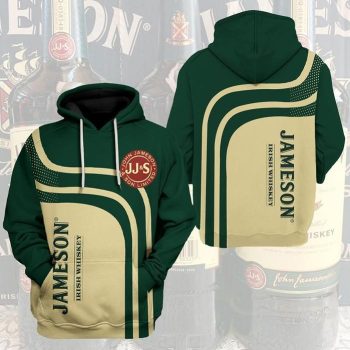 Jameson Irish Whiskey Unisex 3D Pullover Hoodie - Beige IHT1973