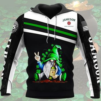 Jameson Irish Whiskey Unisex 3D Pullover Hoodie - Black IHT2085