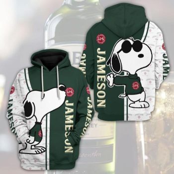 Jameson Snoopy Unisex 3D Pullover Hoodie IHT2003