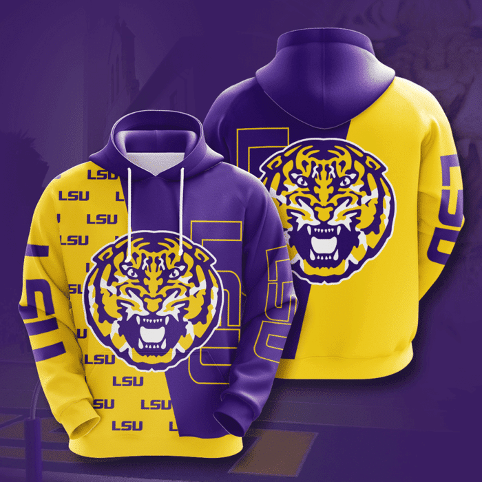 LSU-Tigers-Football-Team-Unisex-3D-Pullover-Hoodie-IHT1523 LSU Tigers Football Team Unisex 3D Pullover Hoodie IHT1523