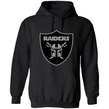 Las Vegas Raiders Mandalorian Unisex Pullover Hoodie Oakland Raider Nation Unisex Pullover Hoodie