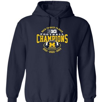 Michigan Big Ten Football Champions 2023 Fans Unisex Pullover Hoodie