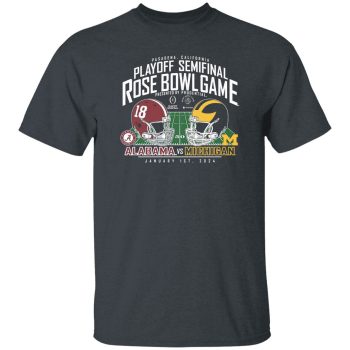 Michigan vs. Alabama College Football Playoff 2024 Sugar Bowl Matchup Unisex T-Shirt