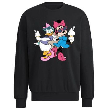 Minnie And Friends Daisy Minnie Friends Mickey Minnie Best Friends Disney Unisex Sweatshirt