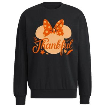 Minnie Mouse Thankful Disney Thanksgiving S Unisex Sweatshirt