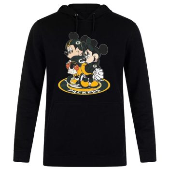 NFL Green Bay Packers Mickey Mouse And Minnie Mouse Unisex Pullover Hoodie