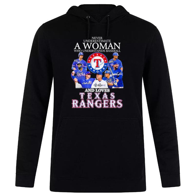 Never-Underestimate-A-Woman-Who-Understands-Baseball-And-Love-Texas-Rangers-Signatures-Unisex-Pullover-Hoodie Never Underestimate A Woman Who Understands Baseball And Love Texas Rangers Signatures Unisex Pullover Hoodie