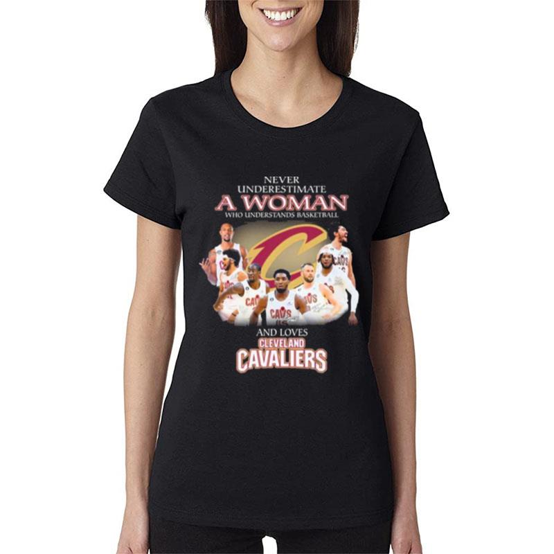 Never-Underestimate-A-Woman-Who-Understands-Basketball-And-Loves-Cleveland-Cavaliers-Signatures-Women-Lady-T-Shirt Never Underestimate A Woman Who Understands Basketball And Loves Cleveland Cavaliers Signatures Women Lady T-Shirt
