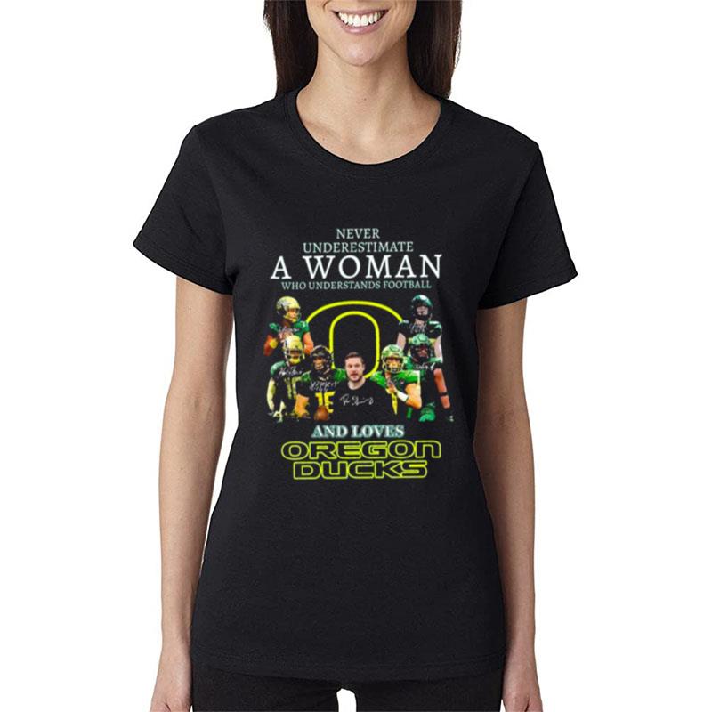 Never-Underestimate-A-Woman-Who-Understands-Football-And-Loves-Oregon-Ducks-Signatures-2022-Women-Lady-T-Shirt Never Underestimate A Woman Who Understands Football And Loves Oregon Ducks Signatures 2022 Women Lady T-Shirt