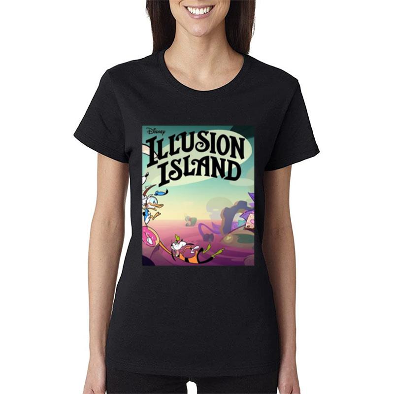 New-Game-For-Kids-Mickey-And-Friends-Disney-Illusion-Island-Women-Lady-T-Shirt New Game For Kids Mickey And Friends Disney Illusion Island Women Lady T-Shirt