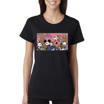 New Game Of Nintendo Switch Mickey And Friends Disney Illusion Island Women Lady T-Shirt