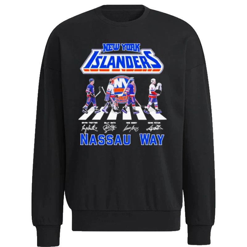 New-York-Islanders-Abbey-Road-2023-Nassau-Way-Signatures-Unisex-Sweatshirt New York Islanders Abbey Road 2023 Nassau Way Signatures Unisex Sweatshirt