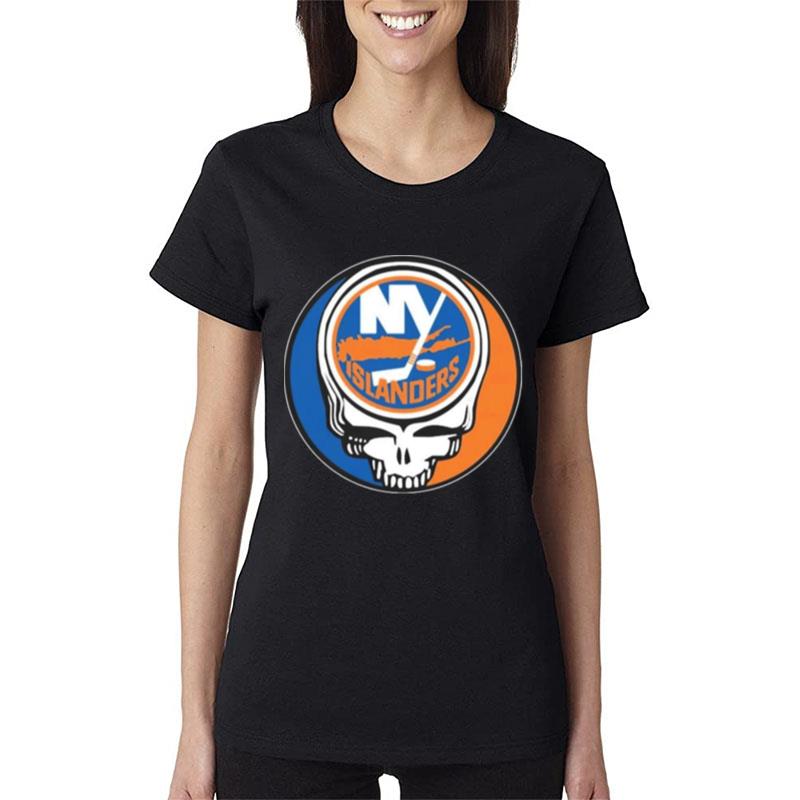 New-York-Islanders-Grateful-Dead-Steal-Your-Face-Hockey-Nhl-Women-Lady-T-Shirt New York Islanders Grateful Dead Steal Your Face Hockey Nhl Women Lady T-Shirt