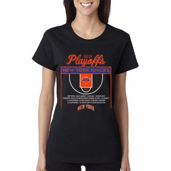 New York Knicks Stadium Essentials Unisex 2023 Nba Playoffs Roster Women Lady T-Shirt