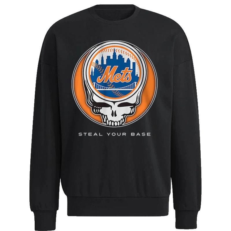 New-York-Mets-Grateful-Dead-Steal-Your-Base-Unisex-Sweatshirt New York Mets Grateful Dead Steal Your Base Unisex Sweatshirt